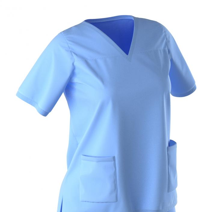 3D Female Surgeon Dress 16 model