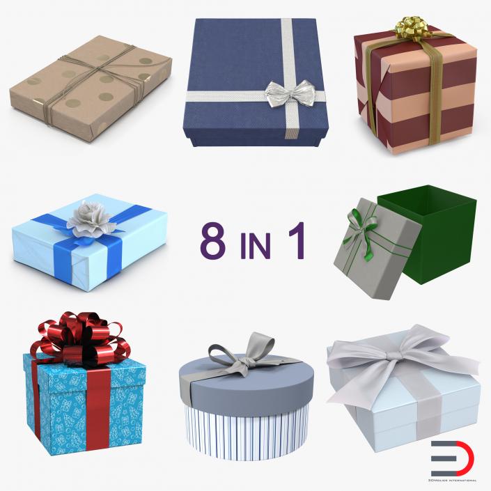 Giftboxes Collection 2 3D