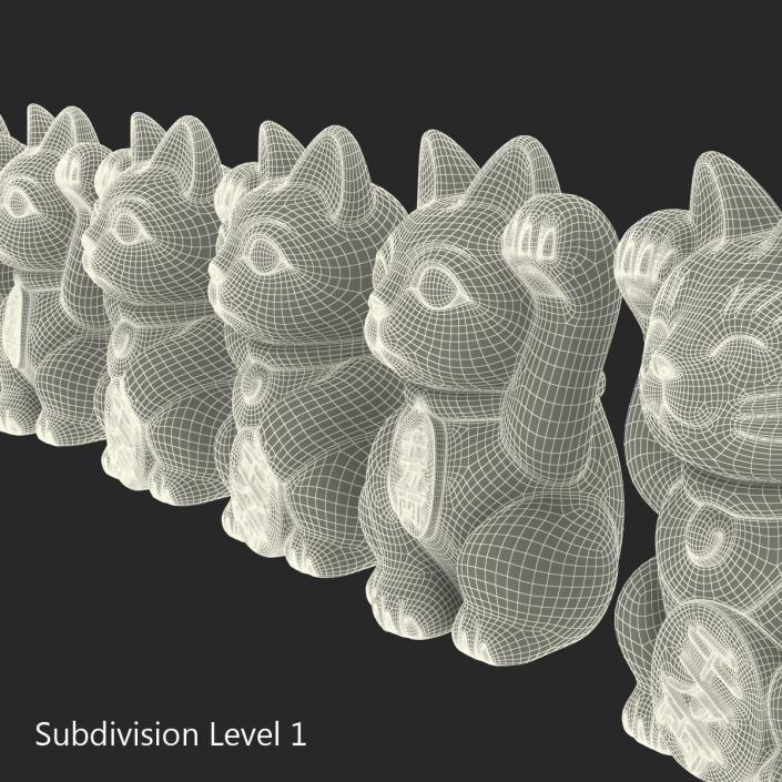 Maneki Neko Collection 3D