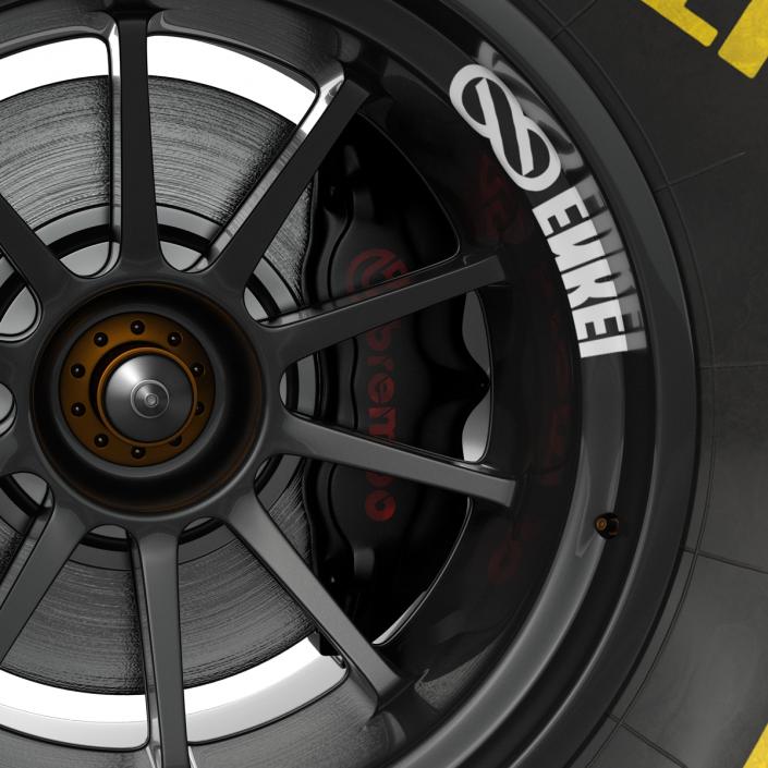 Formula One Wheel 3D