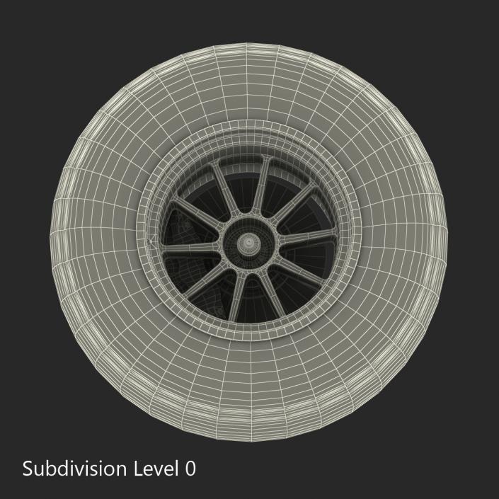 Formula One Wheel 3D