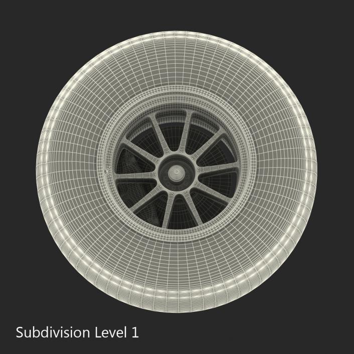 Formula One Wheel 3D