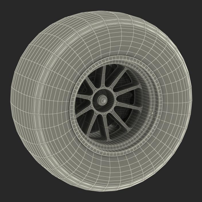 Formula One Wheel 3D