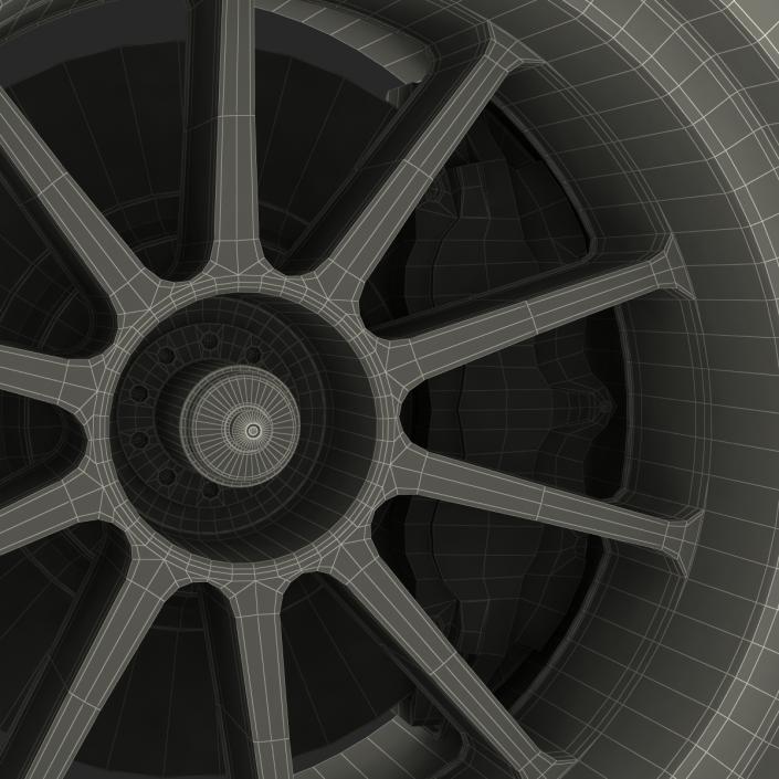 Formula One Wheel 3D