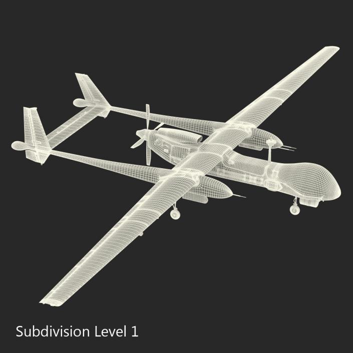 3D IAI Eitan UAV model