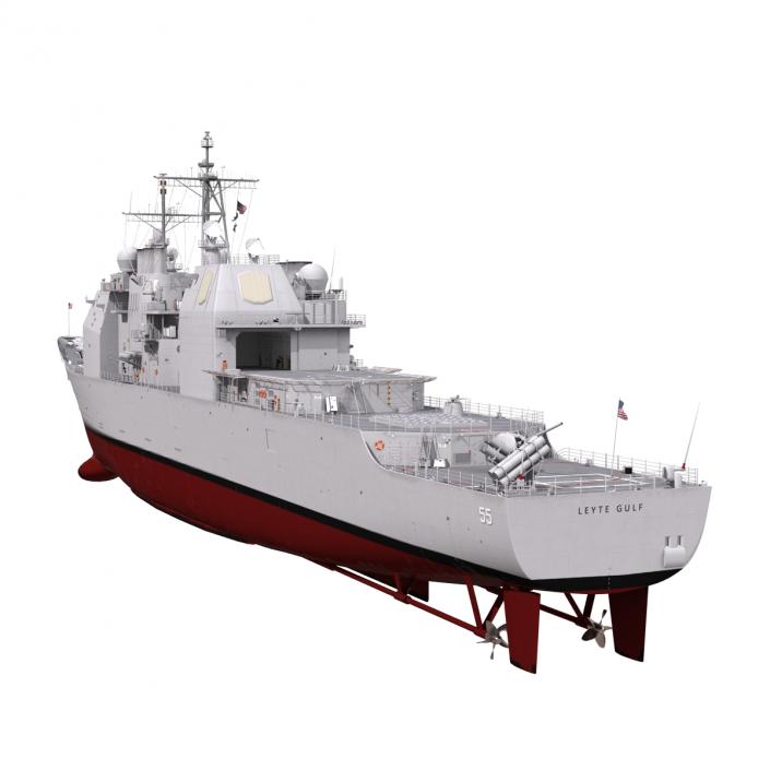 Ticonderoga Class Cruiser Leyte Gulf CG-55 3D