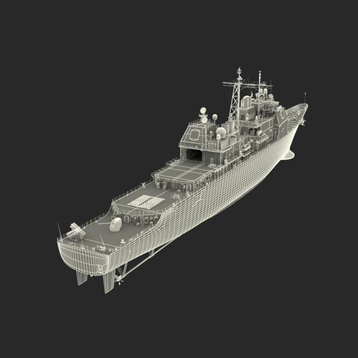 Ticonderoga Class Cruiser Leyte Gulf CG-55 3D