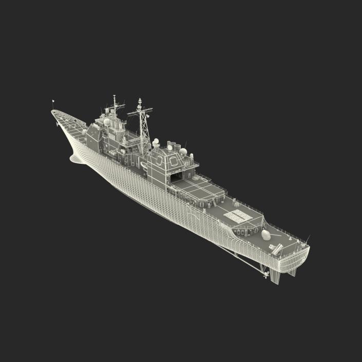 Ticonderoga Class Cruiser Leyte Gulf CG-55 3D