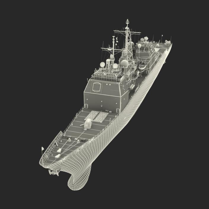 Ticonderoga Class Cruiser Leyte Gulf CG-55 3D