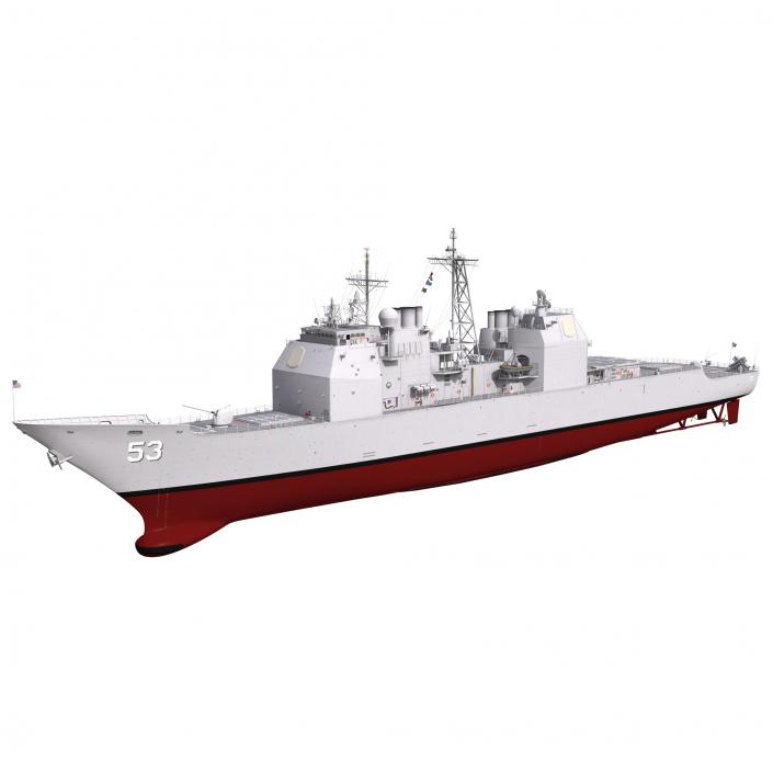 Ticonderoga Class Cruiser Mobile Bay CG-53 3D