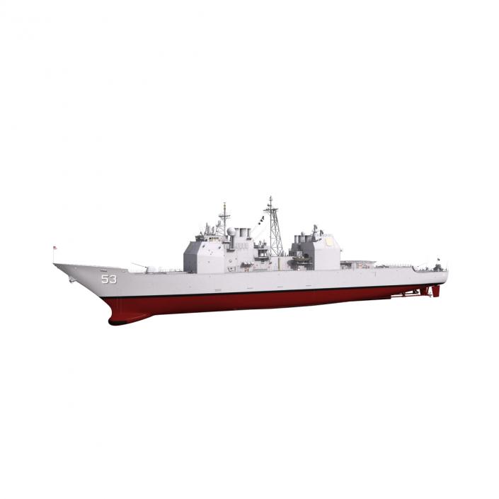 Ticonderoga Class Cruiser Mobile Bay CG-53 3D