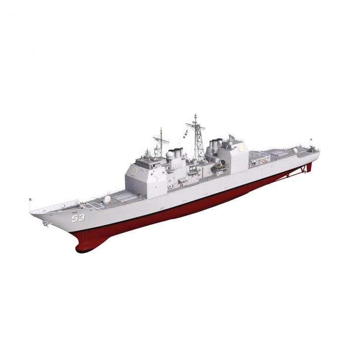 Ticonderoga Class Cruiser Mobile Bay CG-53 3D