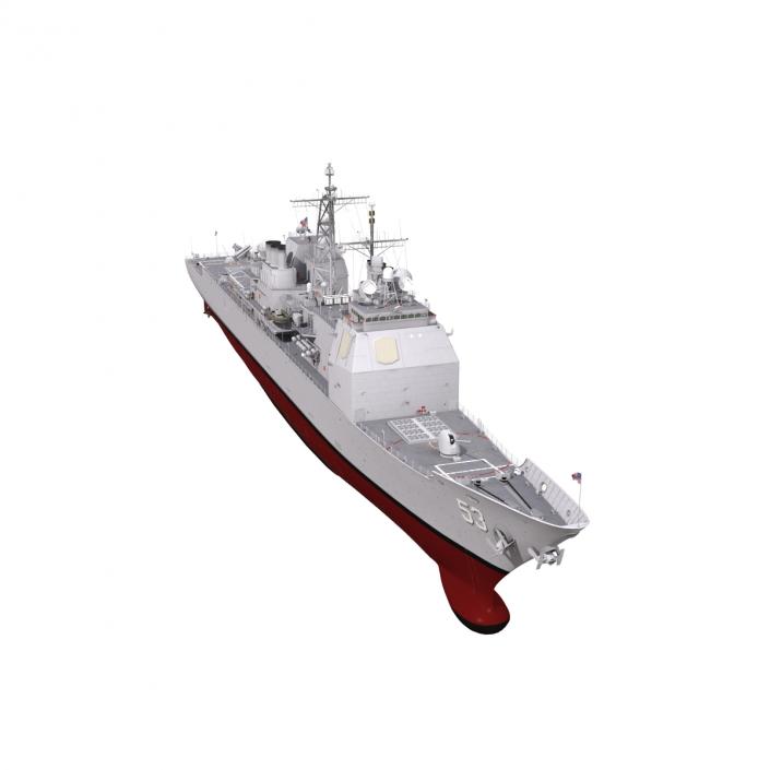 Ticonderoga Class Cruiser Mobile Bay CG-53 3D