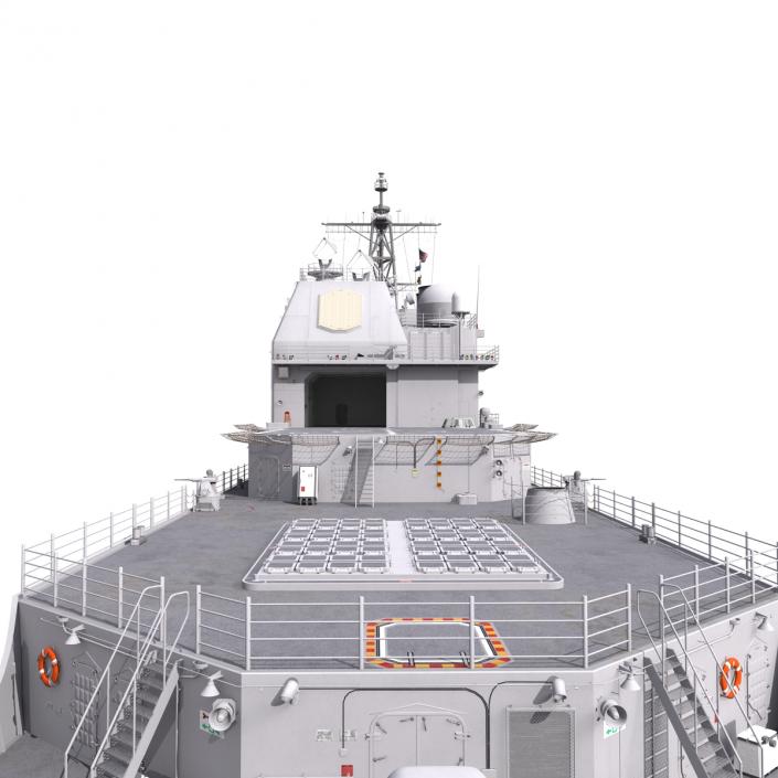 Ticonderoga Class Cruiser Mobile Bay CG-53 3D