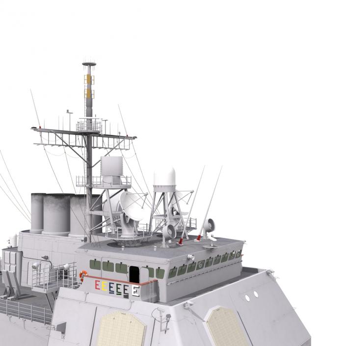 Ticonderoga Class Cruiser Mobile Bay CG-53 3D