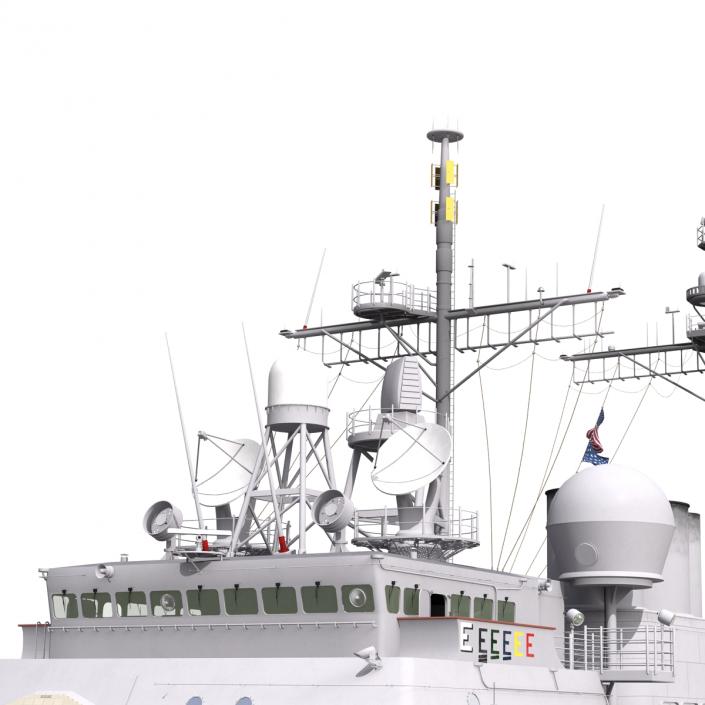 Ticonderoga Class Cruiser Mobile Bay CG-53 3D