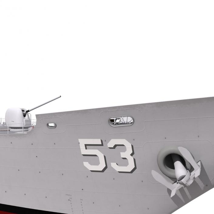 Ticonderoga Class Cruiser Mobile Bay CG-53 3D