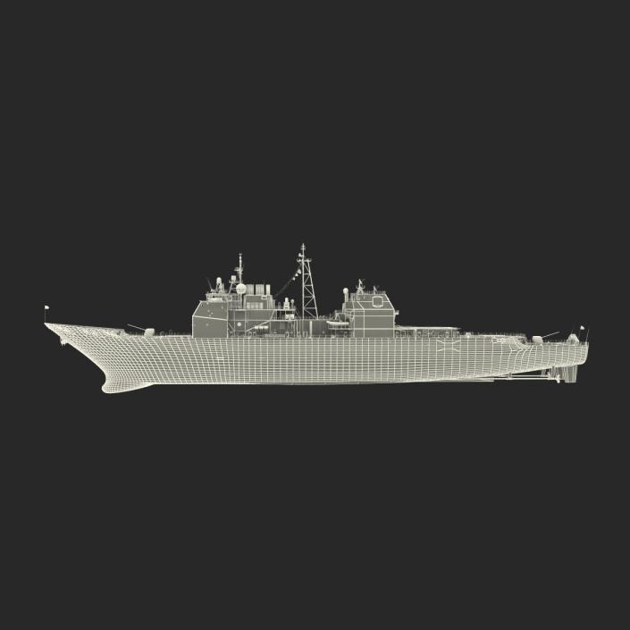 Ticonderoga Class Cruiser Mobile Bay CG-53 3D