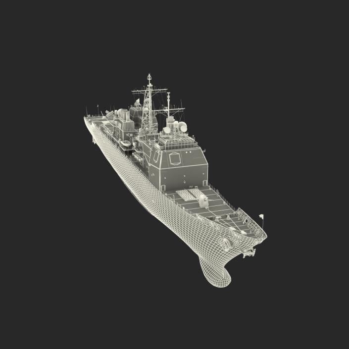 Ticonderoga Class Cruiser Mobile Bay CG-53 3D