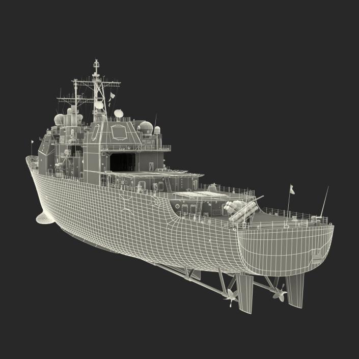 Ticonderoga Class Cruiser Mobile Bay CG-53 3D