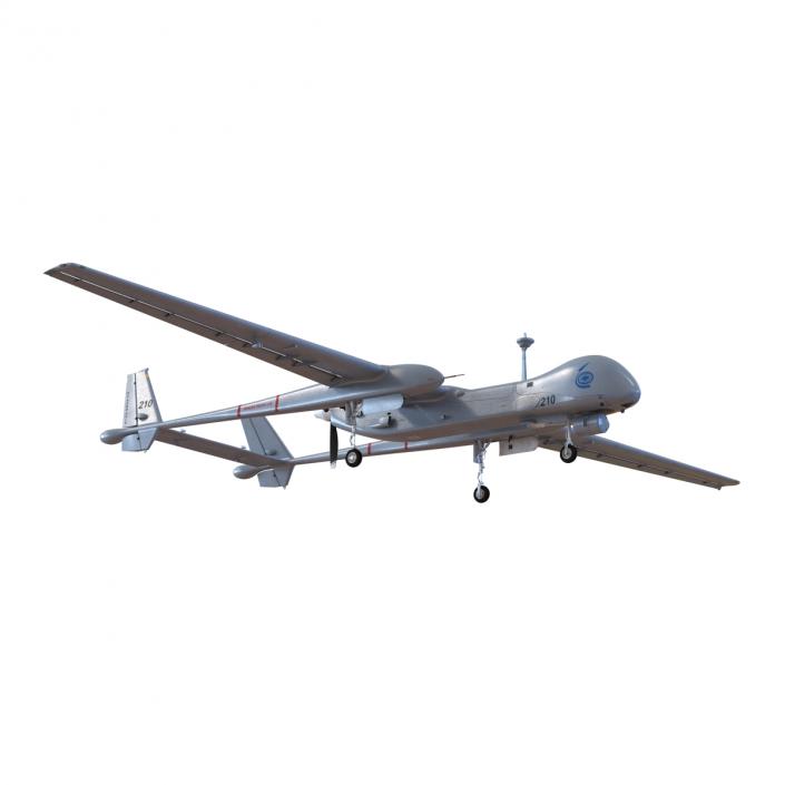 3D model IAI Eitan UAV Rigged