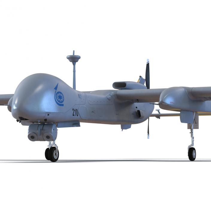 3D model IAI Eitan UAV Rigged