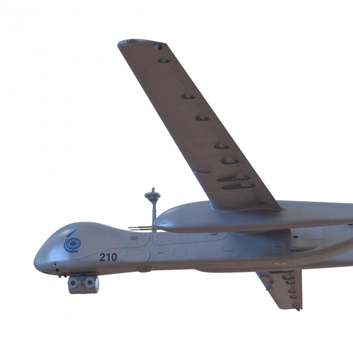 3D model IAI Eitan UAV Rigged