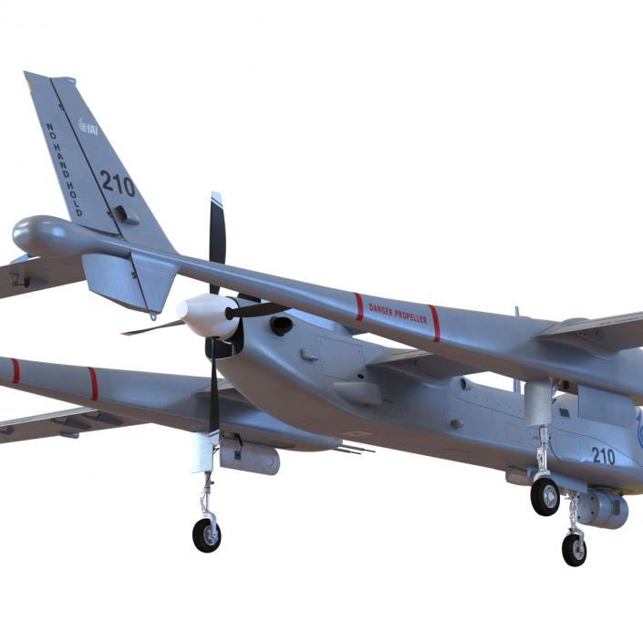 3D model IAI Eitan UAV Rigged