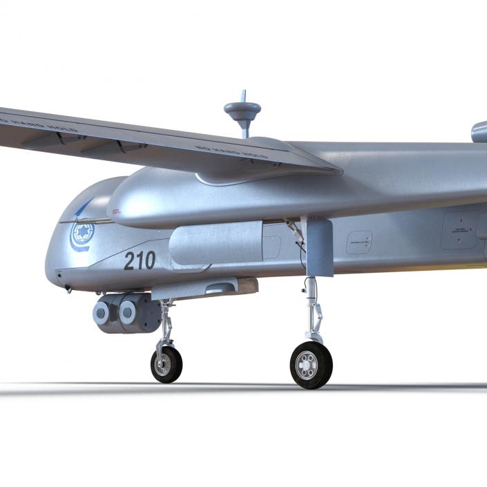 3D model IAI Eitan UAV Rigged