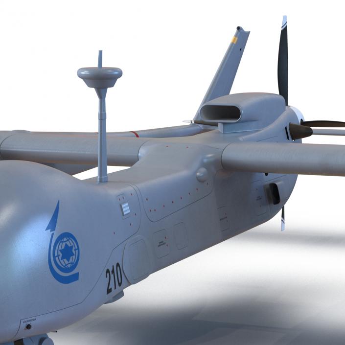 3D model IAI Eitan UAV Rigged