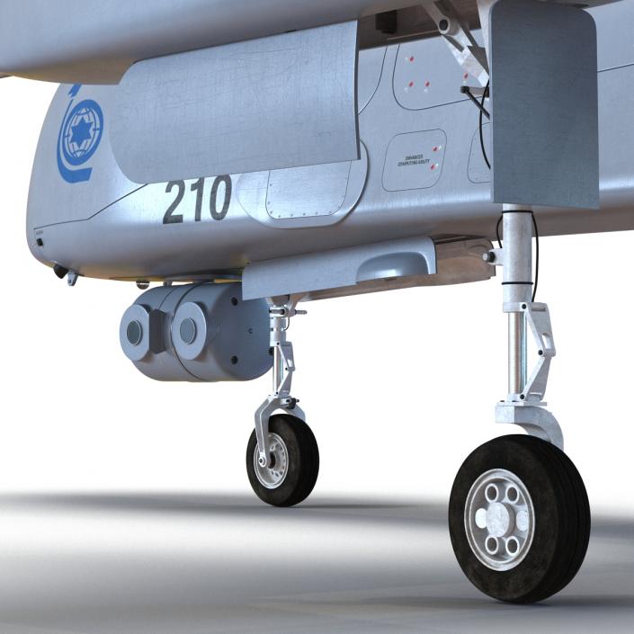 3D model IAI Eitan UAV Rigged