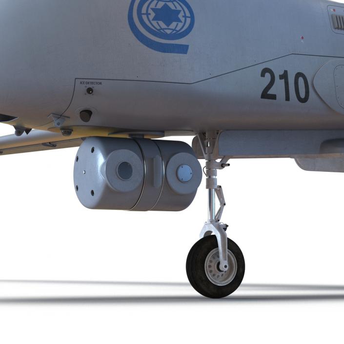 3D model IAI Eitan UAV Rigged