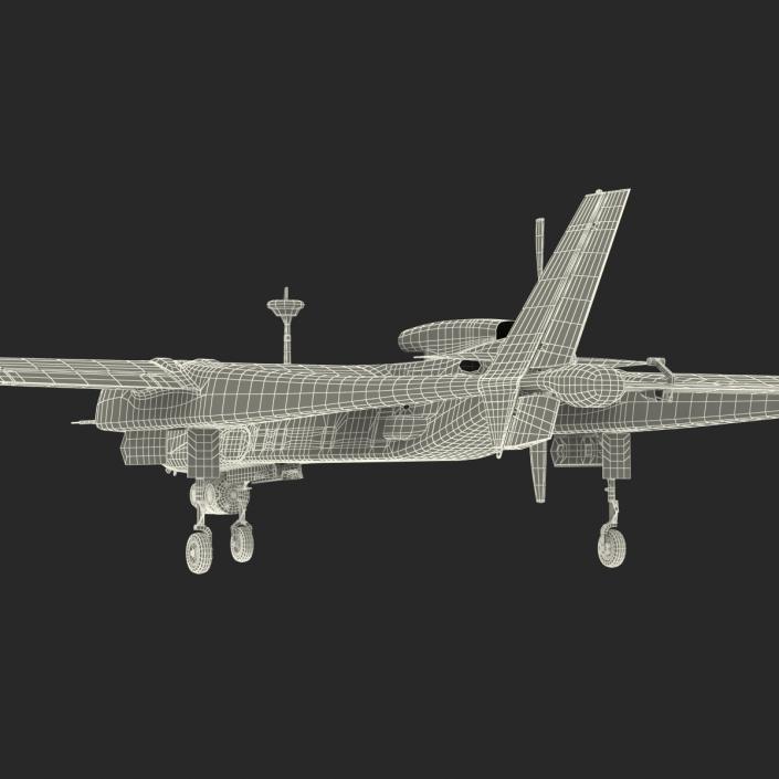 3D model IAI Eitan UAV Rigged