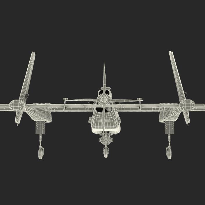 3D model IAI Eitan UAV Rigged