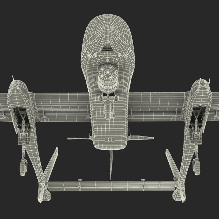 3D model IAI Eitan UAV Rigged