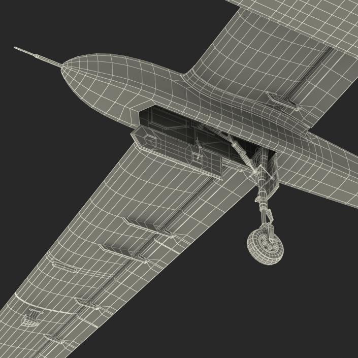 3D model IAI Eitan UAV Rigged