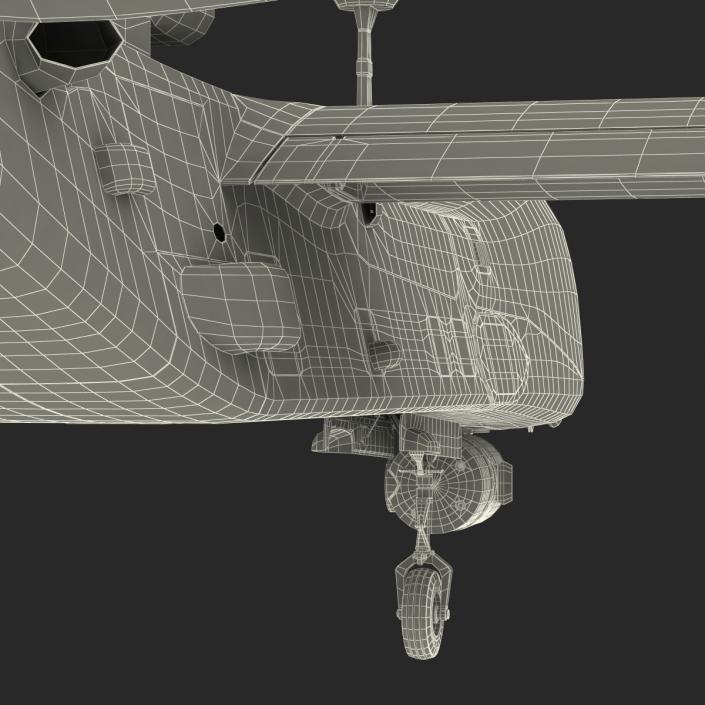 3D model IAI Eitan UAV Rigged