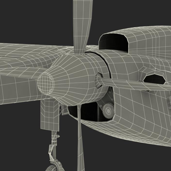 3D model IAI Eitan UAV Rigged