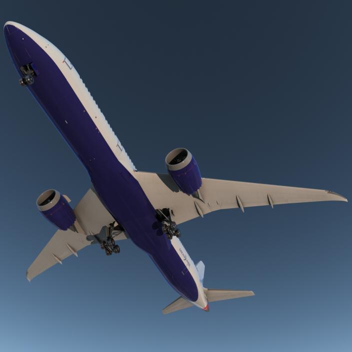 3D Boeing 787-9 Dreamliner Generic