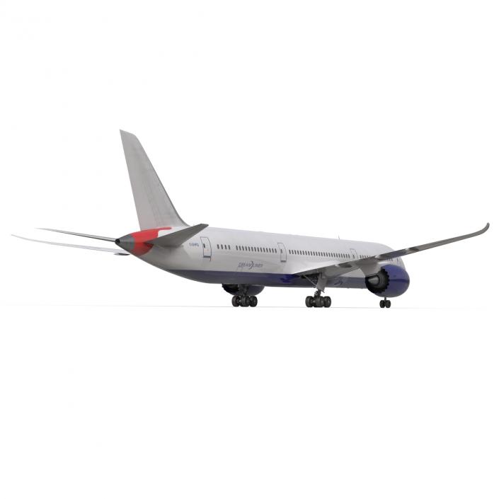 3D Boeing 787-9 Dreamliner Generic