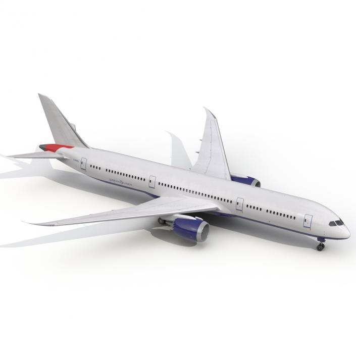 3D Boeing 787-9 Dreamliner Generic