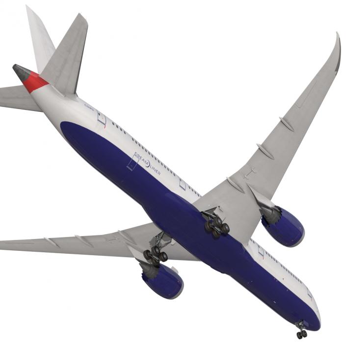 3D Boeing 787-9 Dreamliner Generic