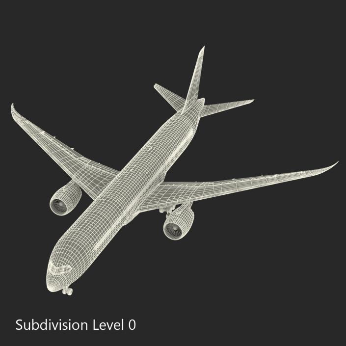 3D Boeing 787-9 Dreamliner Generic