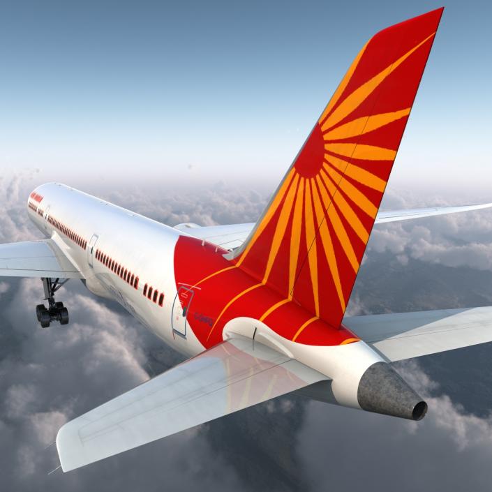 3D Boeing 787-9 Dreamliner Air India model