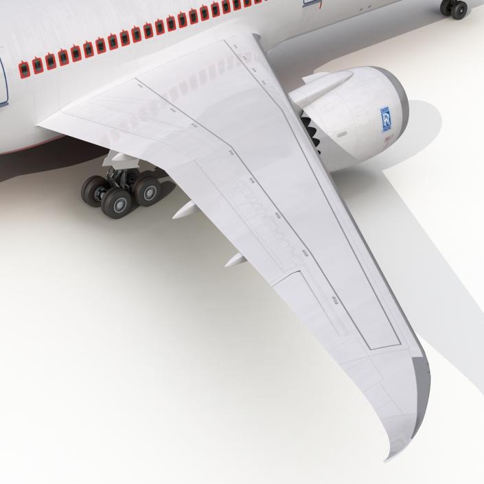 3D Boeing 787-9 Dreamliner Air India model