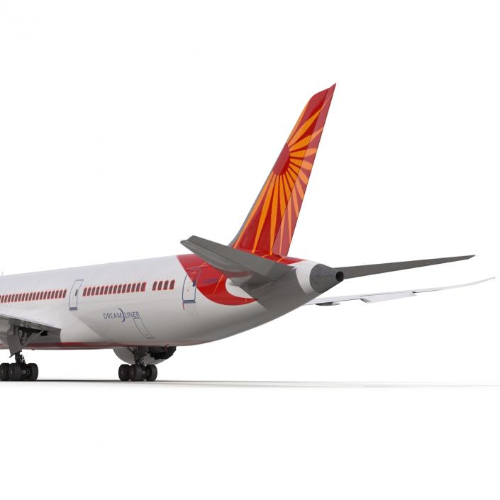 3D Boeing 787-9 Dreamliner Air India model