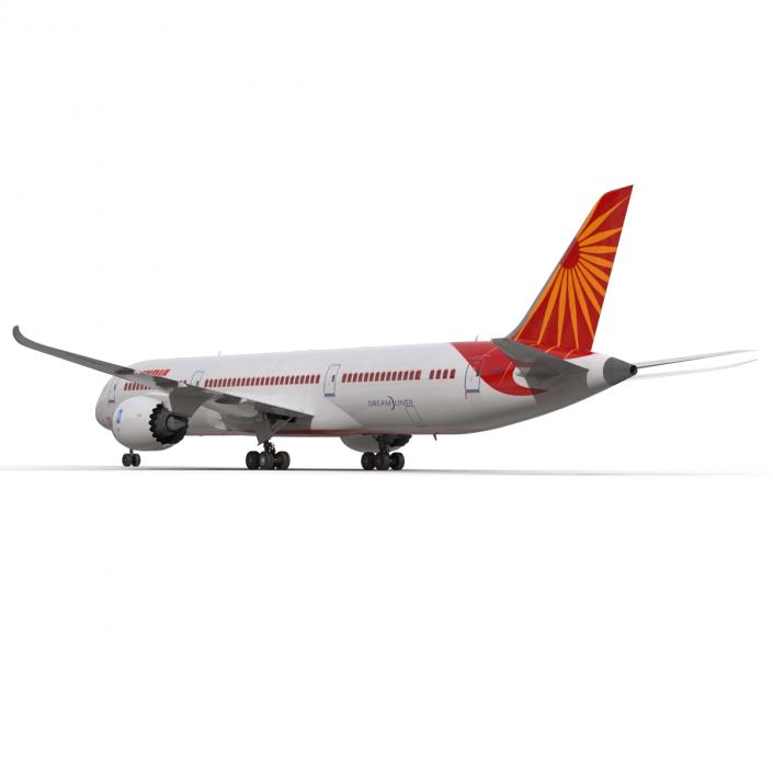 3D Boeing 787-9 Dreamliner Air India model