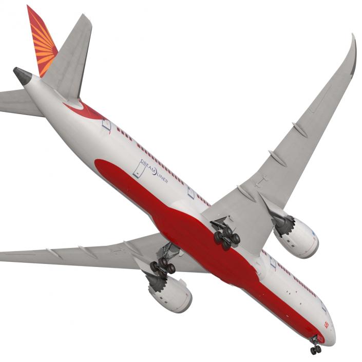 3D Boeing 787-9 Dreamliner Air India model