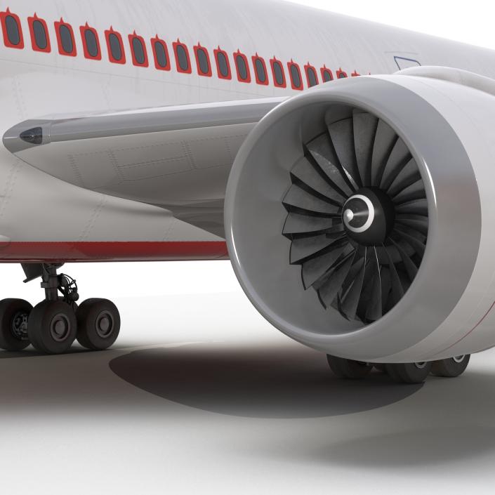 3D Boeing 787-9 Dreamliner Air India model