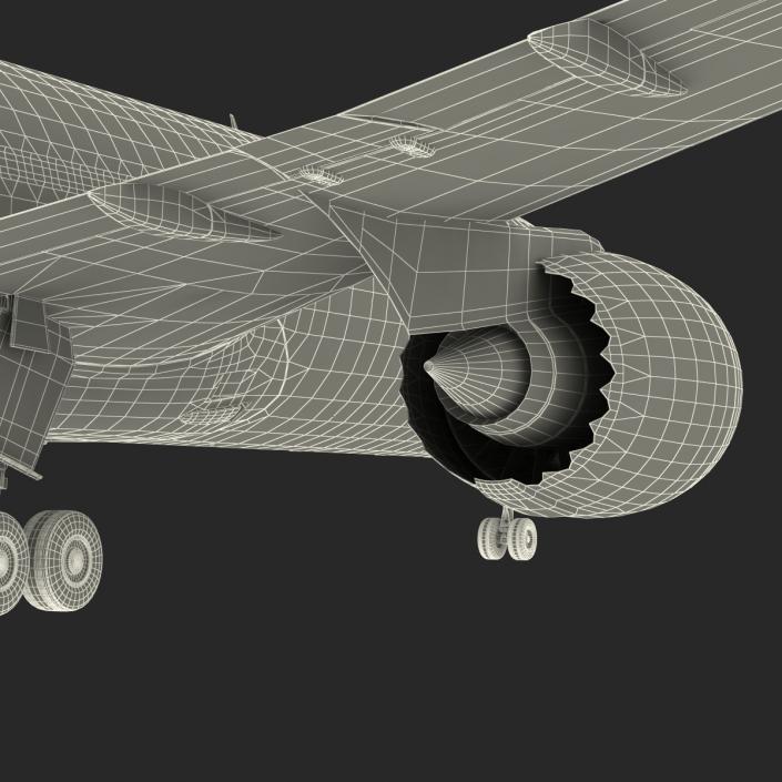 3D Boeing 787-9 Dreamliner Air India model